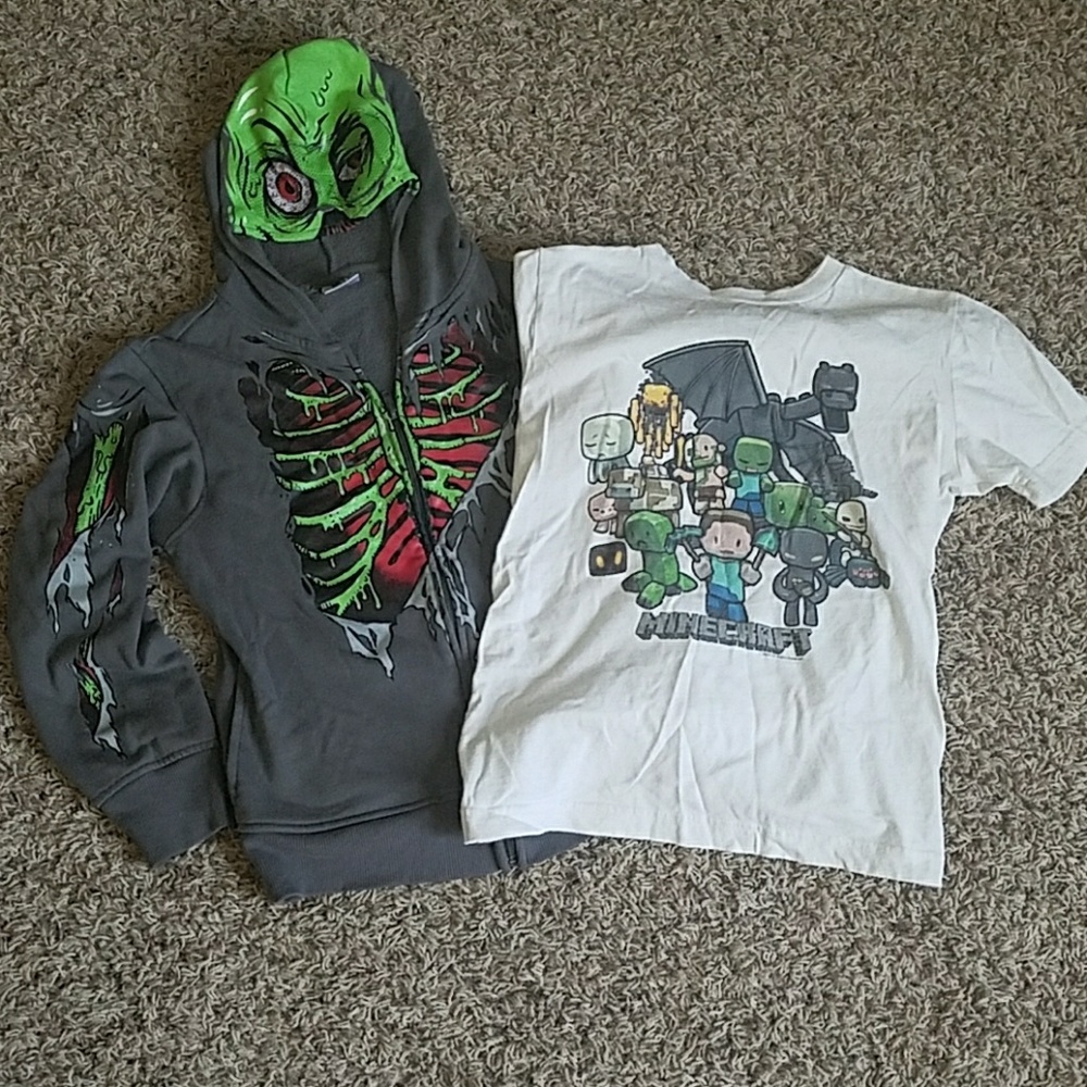 zombie zip up hoodie